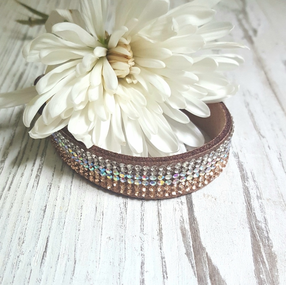 Rhinestone Cuff Bracelet